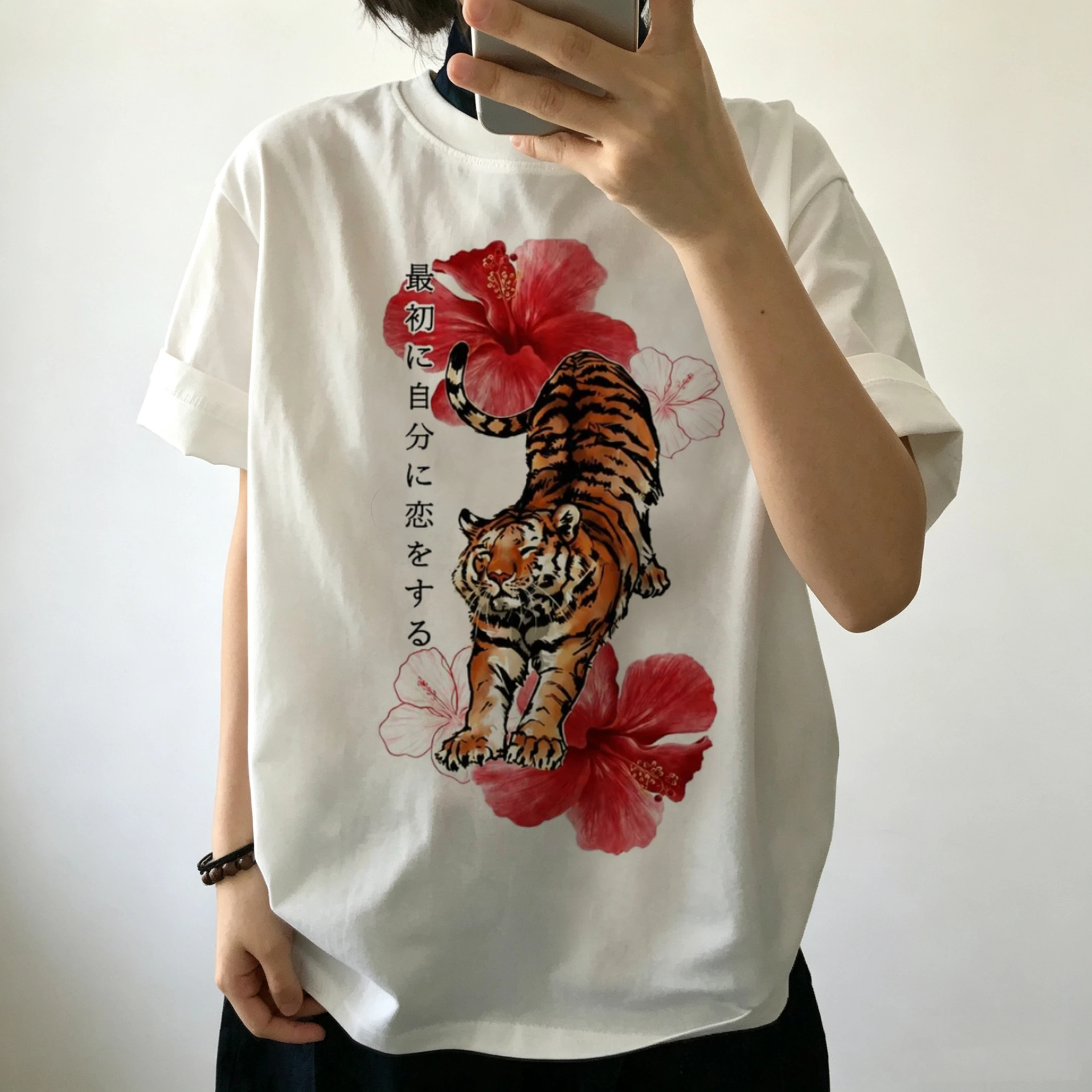 Gothic Vintage Punk Men Women's Top Print Grunge Emo Girls Aesthetic Y2k Clothes Cotton T-shirt Harajuku Y2K Casual Streetwear