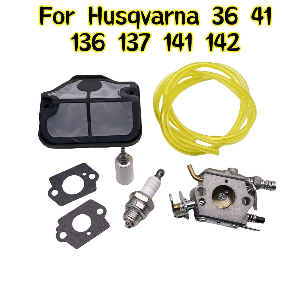 

Новая замена цепной пилы карбюратора для Husqvarna 36 41 136 137 141 142, бензопила для ZAMA C1Q-W29E, комплект карбюратора, электроинструмент