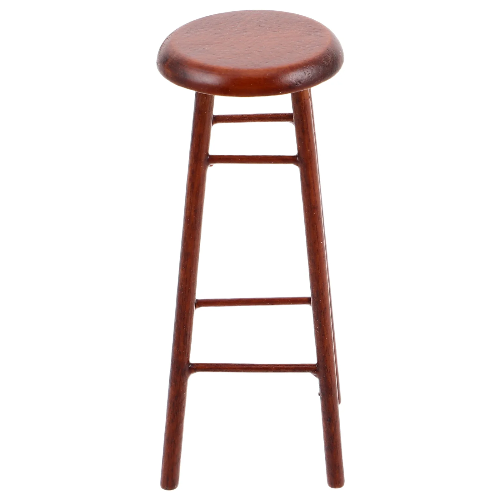 أثاث صغير مقعد خشبي صغير لبيت الدمى والمطبخ وغرفة المعيشة ديكور ذاتي الصنع كرسي صغير للأطفال مجموعة اللعب الإبداعية #4