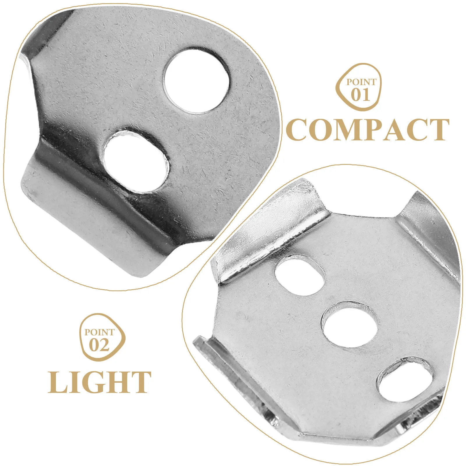 4Pcs Towel Bar Mounting Hardware Stainless Steel Towel Rail Bracket Insert Replacement Parts Bathroom Kit