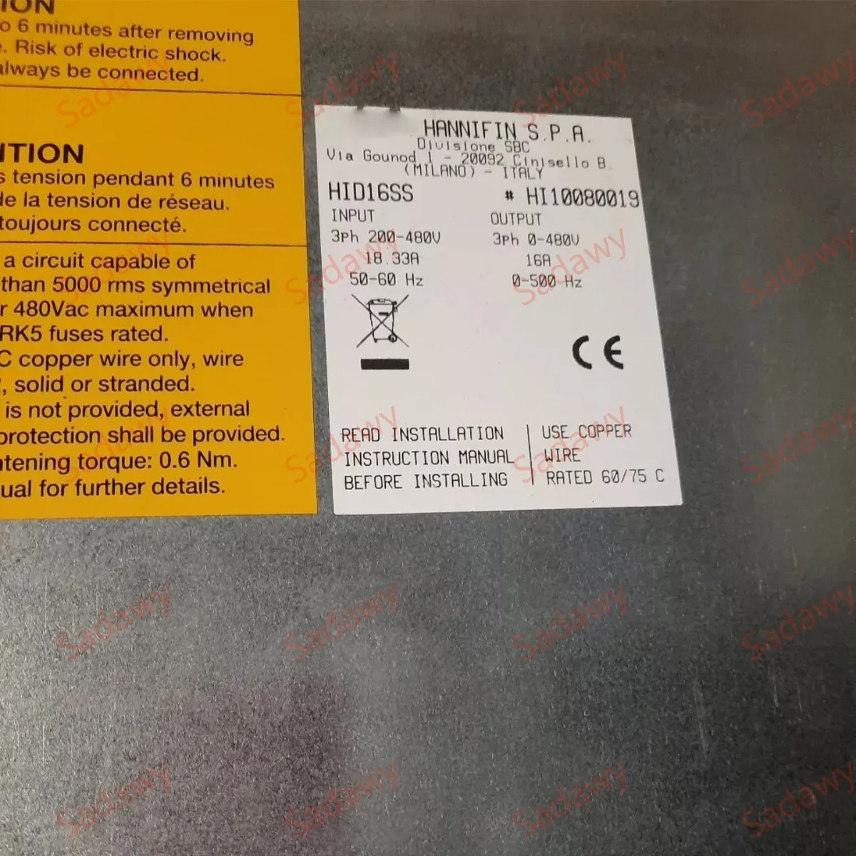 パーカー HID16SS サーボドライバー 保証付き