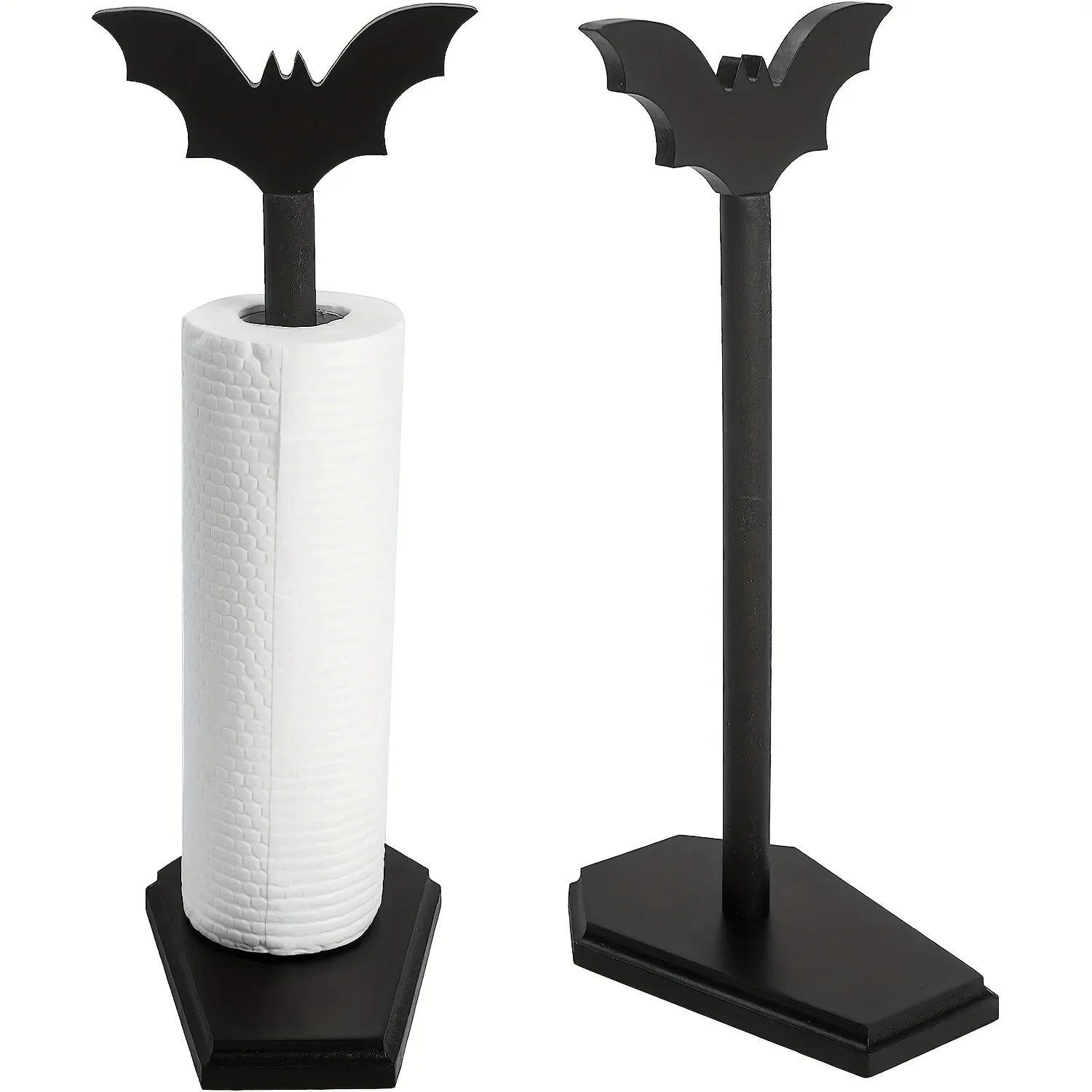 

1pc Bat Paper Towel Holder, Halloween Decor For Kitchen And Bathroom, Gothic Home Decor For Oddities And Curiosities