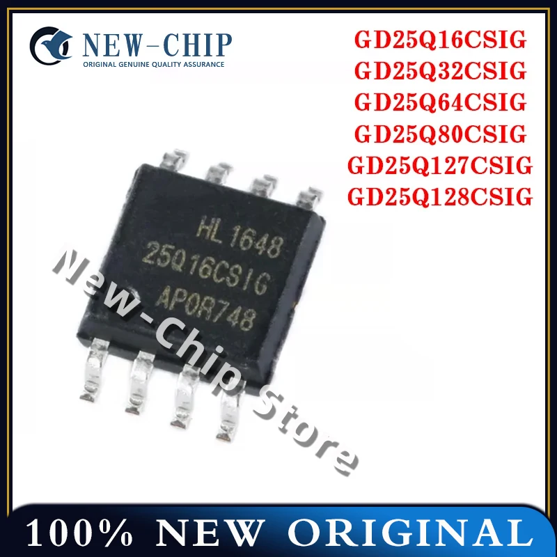 

5 шт./лот GD25Q16CSIG GD25Q32CSIG GD25Q64CSIG GD25Q80CSIG GD25Q127CSIG GD25Q128CSIG SOP-8 чипы памяти новый оригинальный