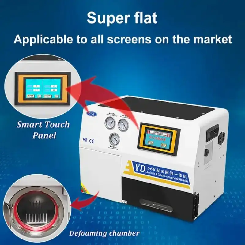 YYD 2 in 1 laminating and defoaming machine straight curved screen mobile phone repair LCD screen vacuum laminating machine hiemt emszero muscle stimulate 6500w professional fat reduction equipment 5 handle body shaping neo rf slimming machine