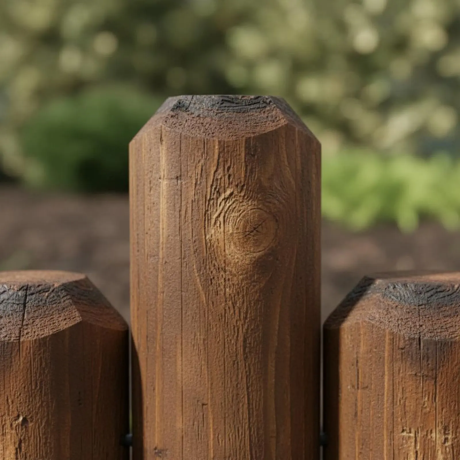 

Decorative Log Pile Fence Weather-Resistant Flexible Log Roll Fence Wooden Garden Border Edging Easy Installation for Walkway