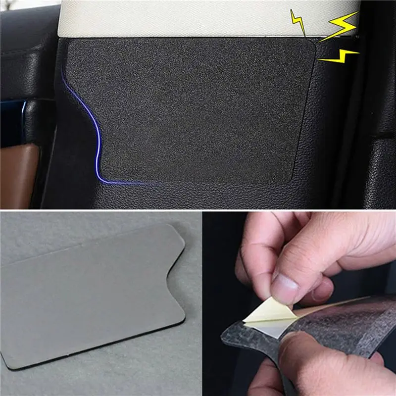 Precision 8X Car Seat Belt Anti Scratch Protector Guard Cover Decal Stickers For Geely Atlas Emgrand NL-3 Proton X70 2016-2020