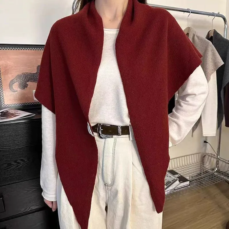 Lenço de inverno feminino luxo outono inverno cachecol de caxemira engrossado xale quente clássico borlas cachecol fofo cor sólida xale macio