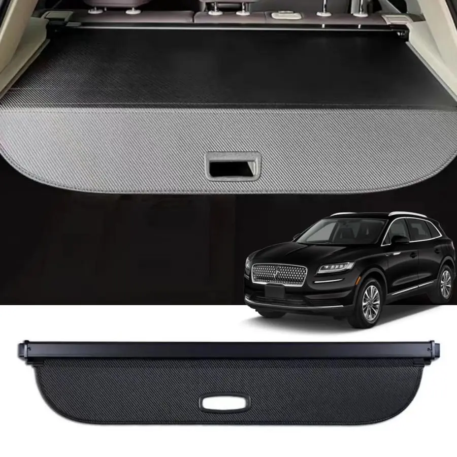 

Cargo Cover Compatible with 20192023 Lincoln Nautilus and MKX 20162018, Rear Privacy Screen Car Storage Trunk Luggage Tonneau Se