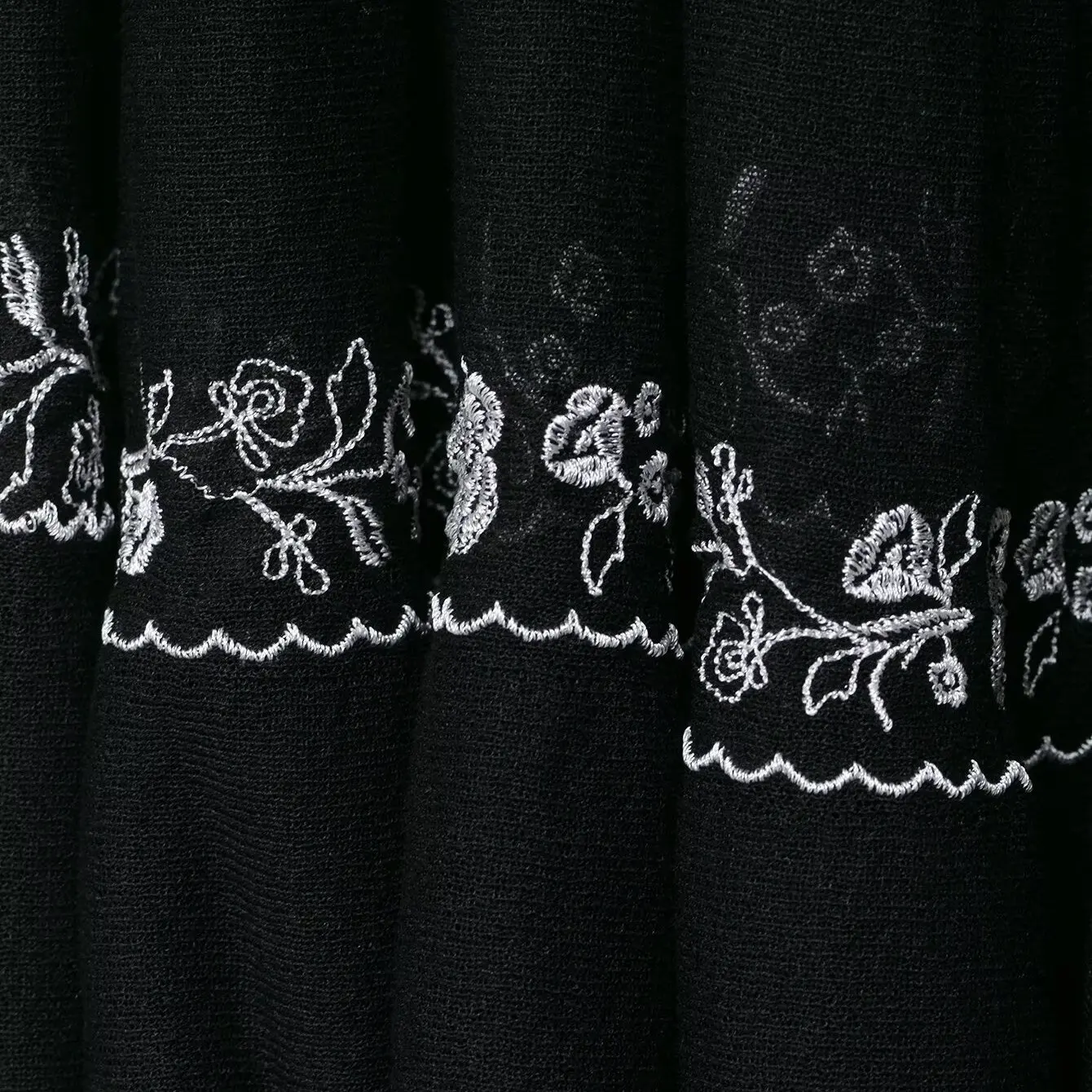 Casual lungo Sve ort irt ricamato ago fine da donna Top da pendolarismo Sle vestibilità ampia protezione UV in fibra di poliestere