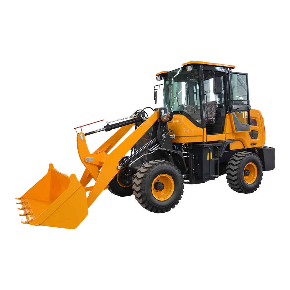 Fabricante Nicosail Mini cargadora de ruedas pequeña de 1,8 toneladas con alta resistencia de rotación y buena rigidez