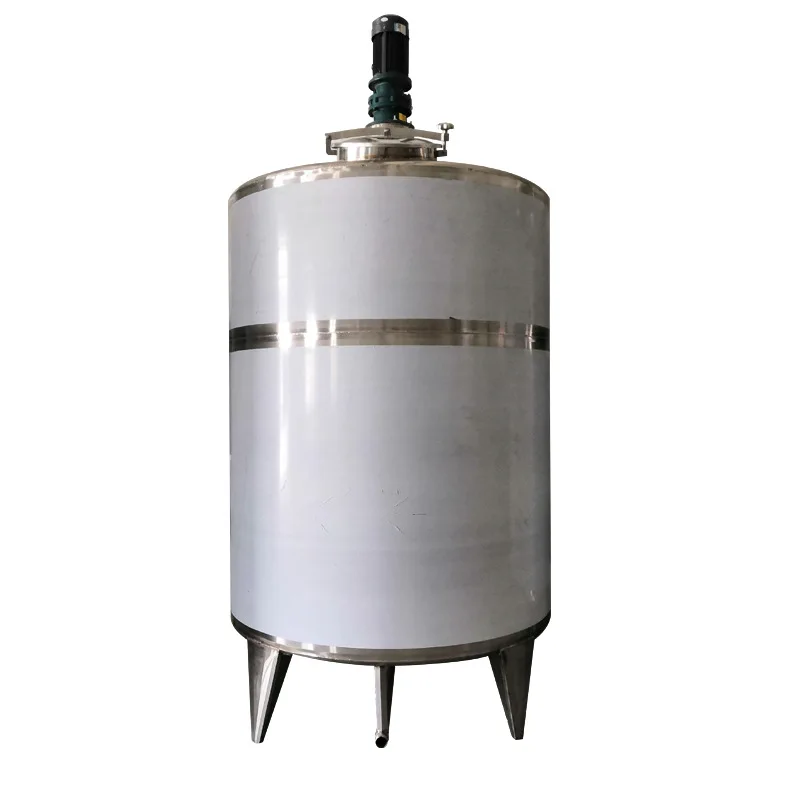 

304 stainless steel, liquid mixing tank, electric heating mixing, single-layer vertical