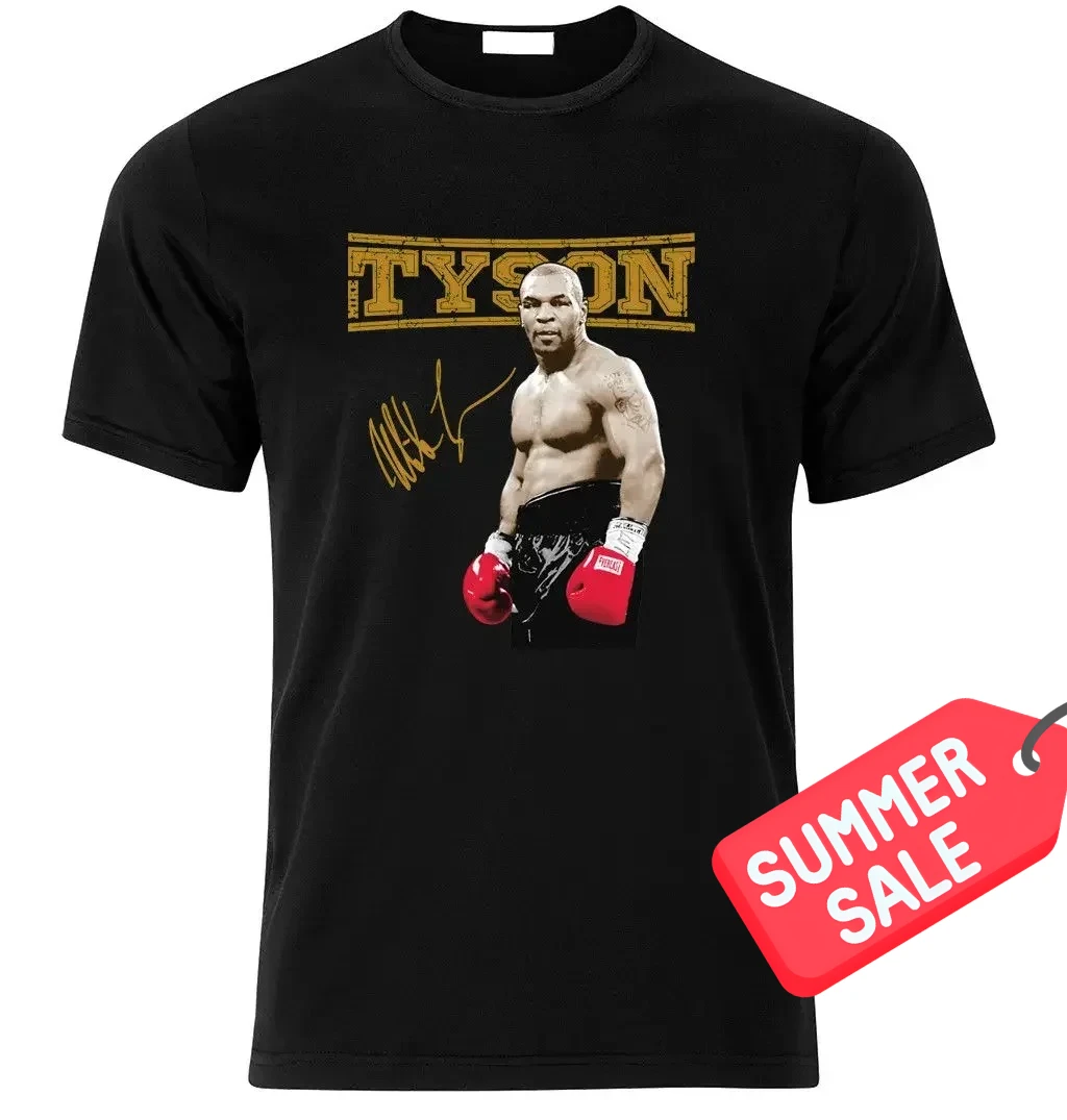 

Boxing Mike Tyson Boxing Fans Iron Mike T-Shirt 100% Cotton O-Neck Summer Short Sleeve Casual Mens T-shirt Size S-3XL