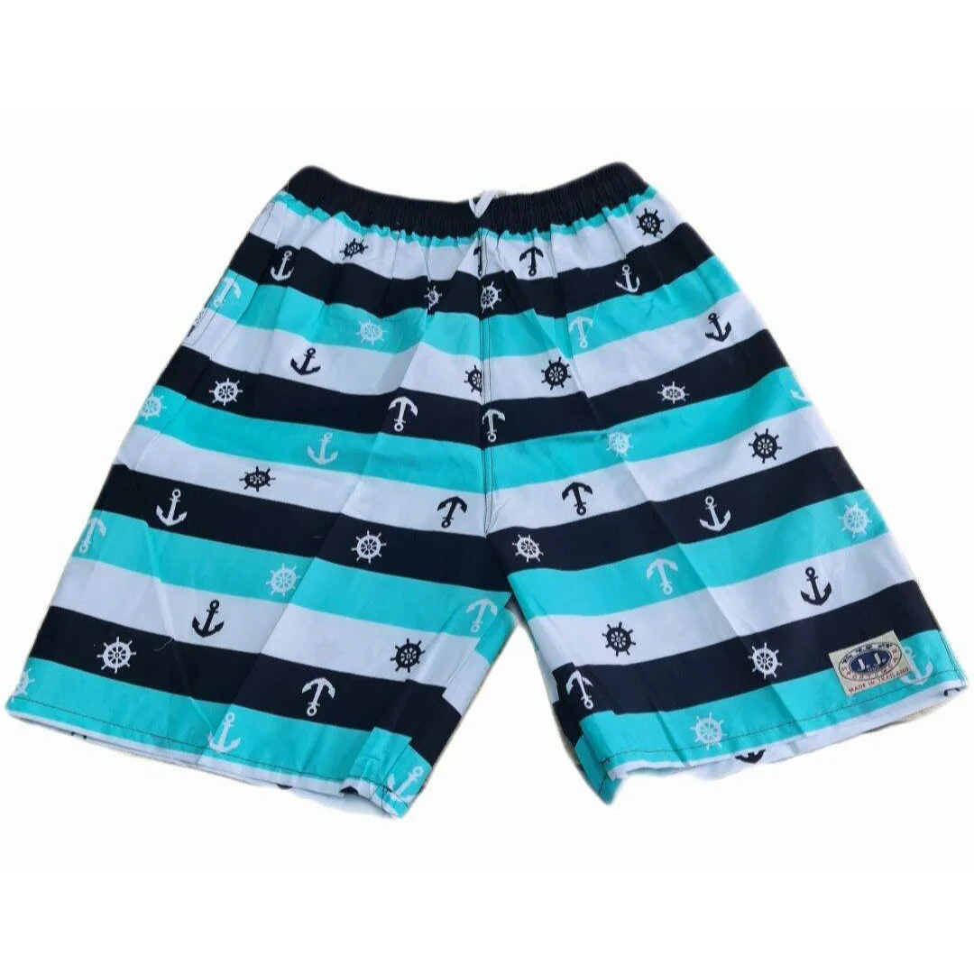

Men's Summer ship's anchor Element Print Quick Drying Shorts Mens Summer Fashion Sport Breathable Shorts Trend Comfortable quats