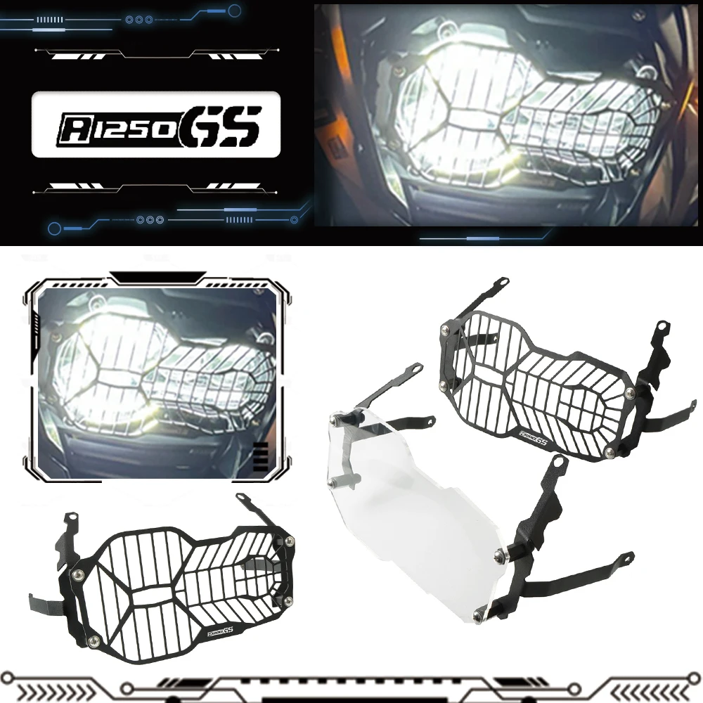 

Мотоцикл подходит для BMW R1250GS R1250 GS ADV/Adventure 2019-2021, защитная решетка для фар, крышка 2021 2020 2019 R 1250GS