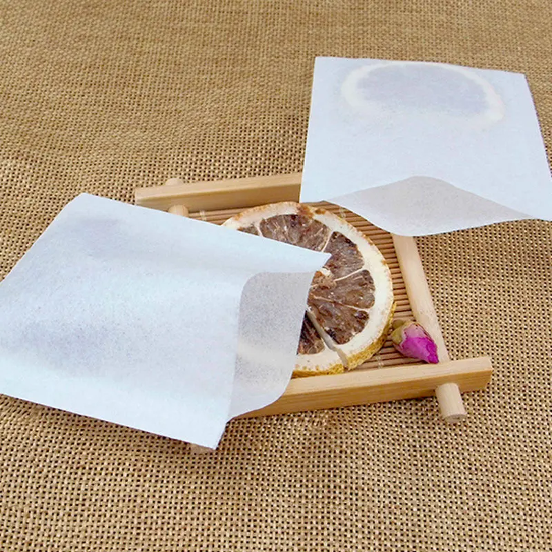 100Pcs/Set Disposable Heat Sealed Tea Bags Multi Size Filter Bag Empty Bag Of Coffee Powder Full Biodegradable Filter Paper Bag