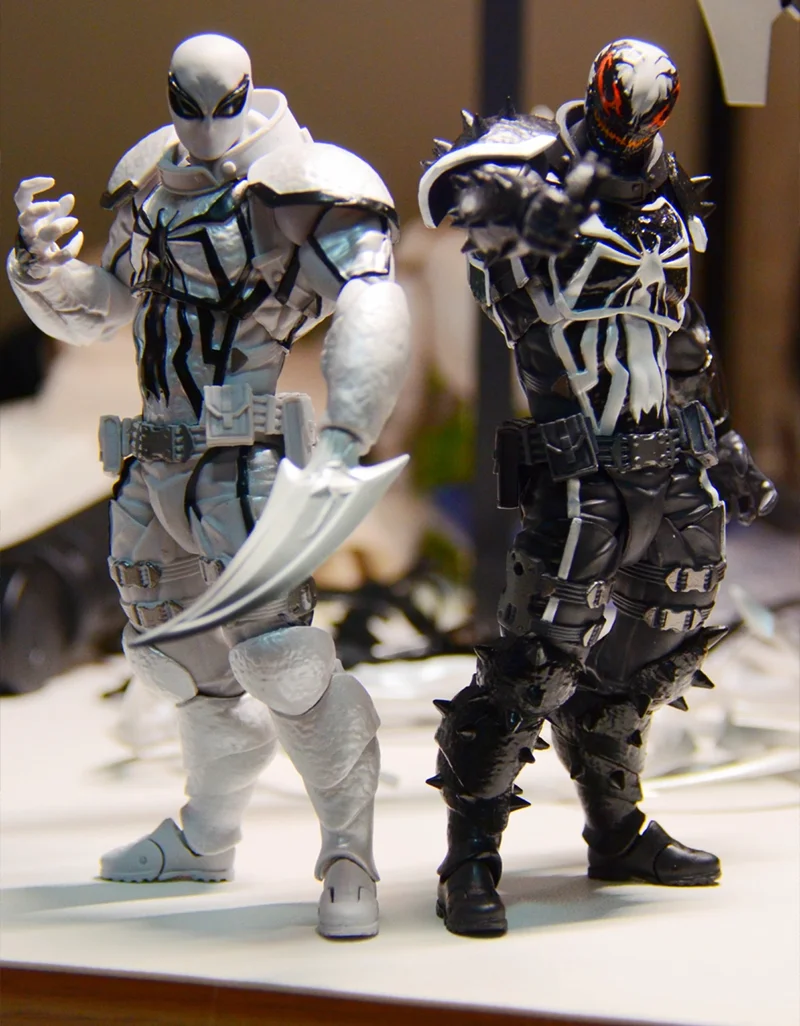 

In Stock Ct Toys Venom Anime Figure Amazing Yamaguchi Agent Action Model Boys Room Collectible Toys Children Festival Gifts