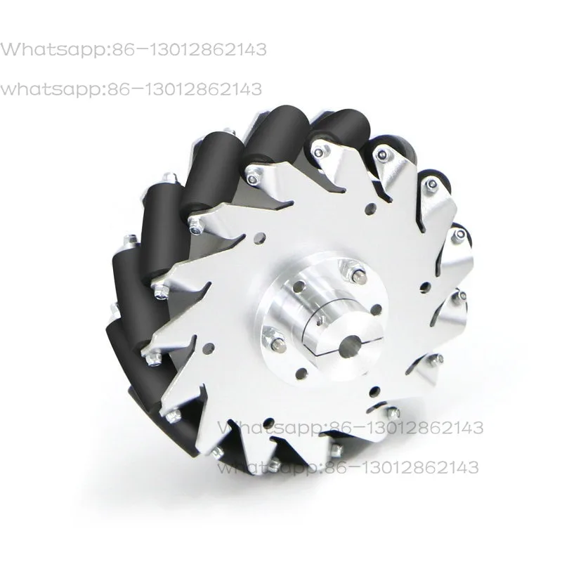 A set of 4 McNum wheels with industrial-grade snap coupling 60 75 100 127 152mm wheat wheels