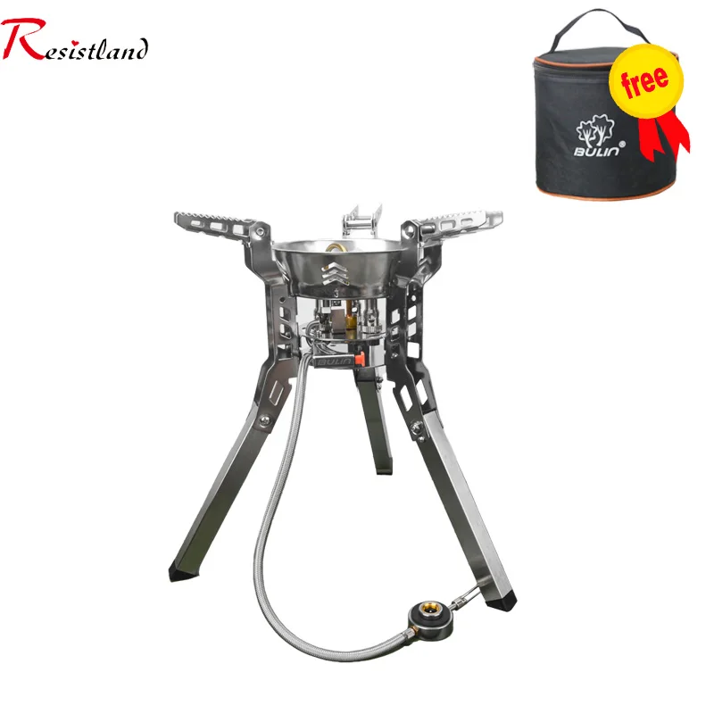 Outdoor  Gas stove Bulin BL100-B16  BRS69A Camping Picnic Gas Stove 6800W Team Party Family Camp Gas Burner  For  Hiking