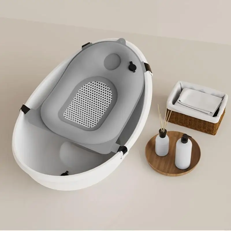 

Safe Comfort Infant Bath Support Feature Air Drain Technology Quick Setups and Secure Placement for Confident Bathing A2UB