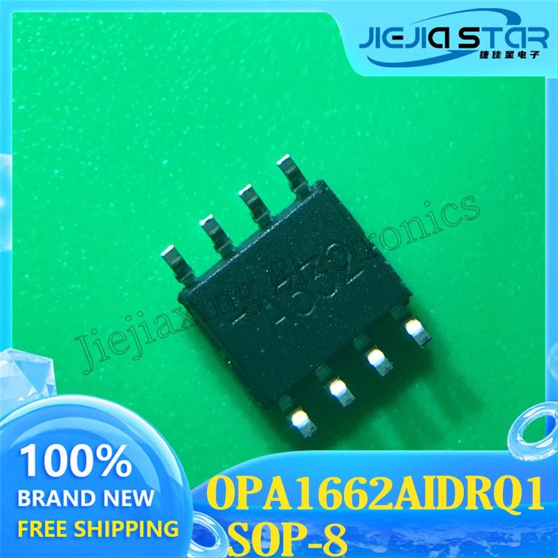 OPA1662AIDRQ1 OPA1662AIDR O1662Q SMT SOP8, Chip amplificador, Novo, Eletrônica original