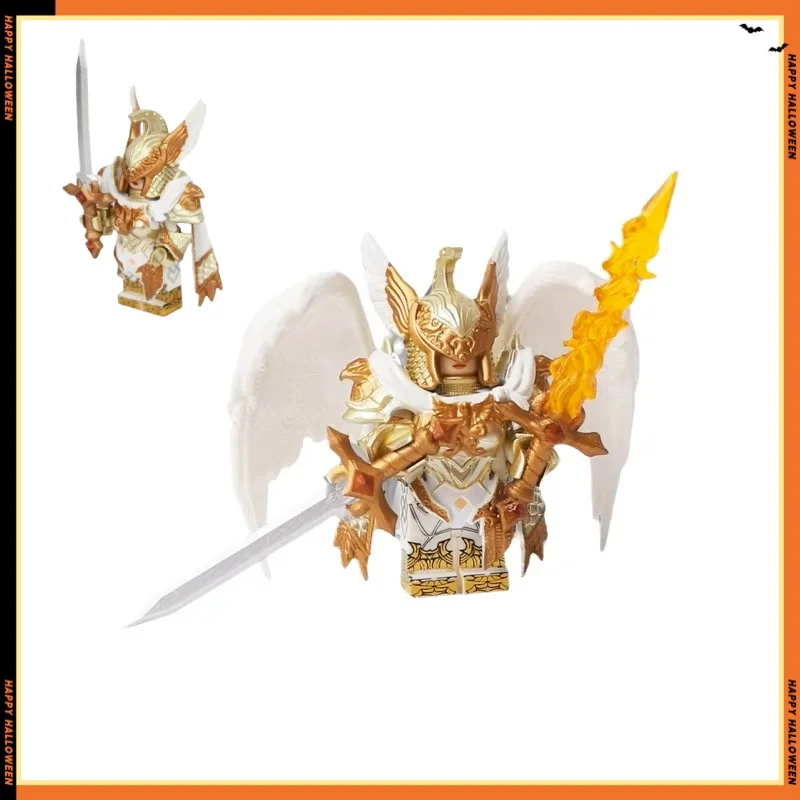 

Новые строительные блоки Uriel Archangel, собранная модель, мини-фигурки, оружие, аксессуары, развивающие игрушки, подарочная коллекция