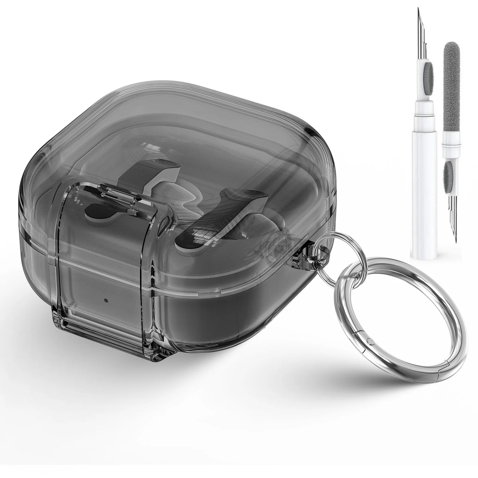 Für Samsung Galaxy Buds 4 Pro / Buds 4 Hülle mit Telefonständer & Verschlussclip-Design mit Reinigungsset für Galaxy Buds Pro 4 2026 Schutzhülle – Detail 13