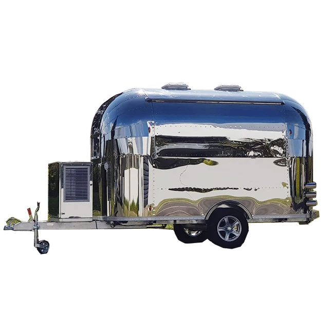 Mobile Hot Dog and Snack Van with Compact Kitchen Setup, Suitable for Festivals and Urban Areas