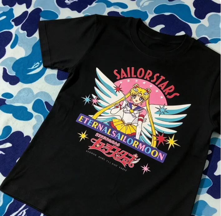 2026 new Best‑Seller‑Trending‑Colorful‑Anime‑Magical‑Girl‑Eternal Form Print High‑Quality Casual Short‑Sleeve T‑Shirt