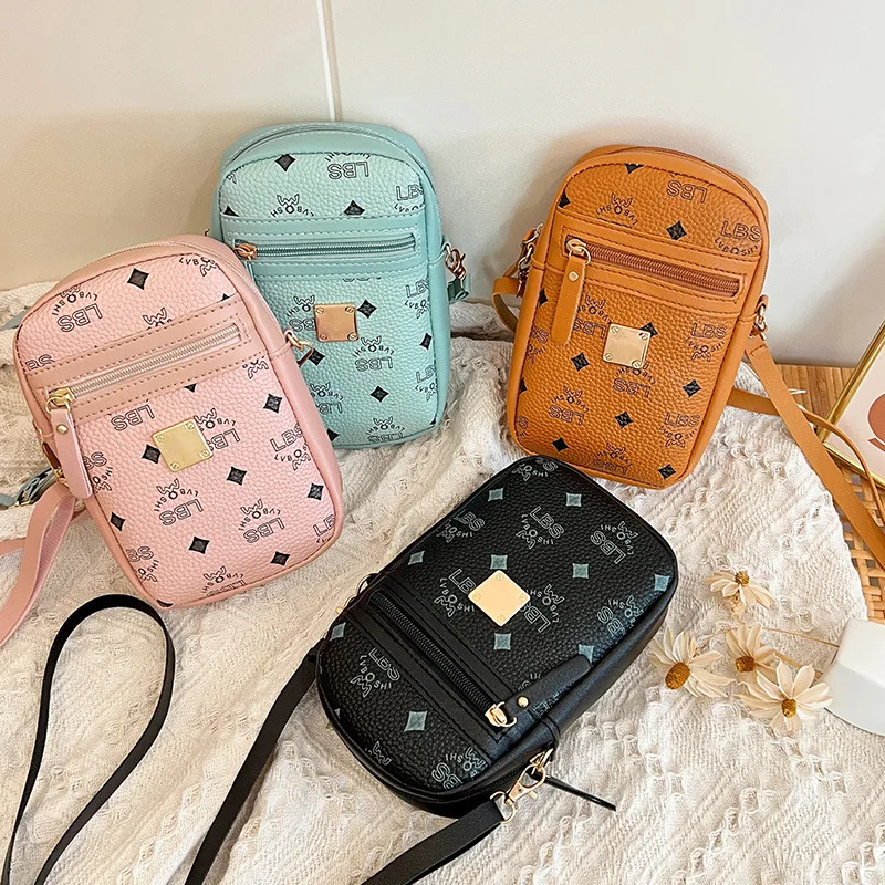New Fashion Camera Bag, Classic Print Shoulder Bag, Ladiesbags, Niche Cute Fashion, Crossbody Coin Purse