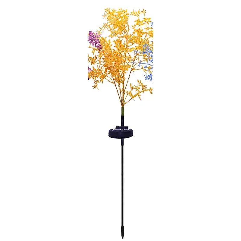 1Pc Outdoor Solar Rose Grass  Lamp, Solar Led Lights For Park Lawn, Courtyard Road