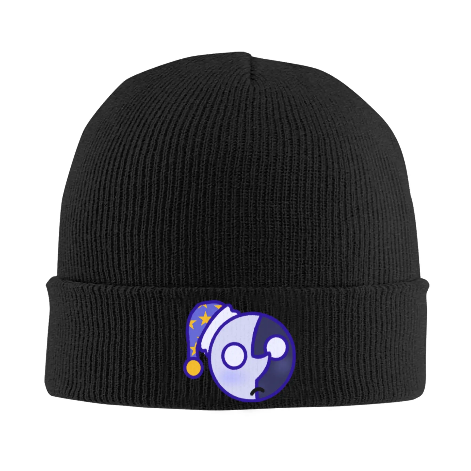 Custom FNAF Video Game Beanie Cap Unisex Winter Warm Bonnet Homme Knitting Hat Ski SunDrop MoonDrop Skullies Beanies Hats
