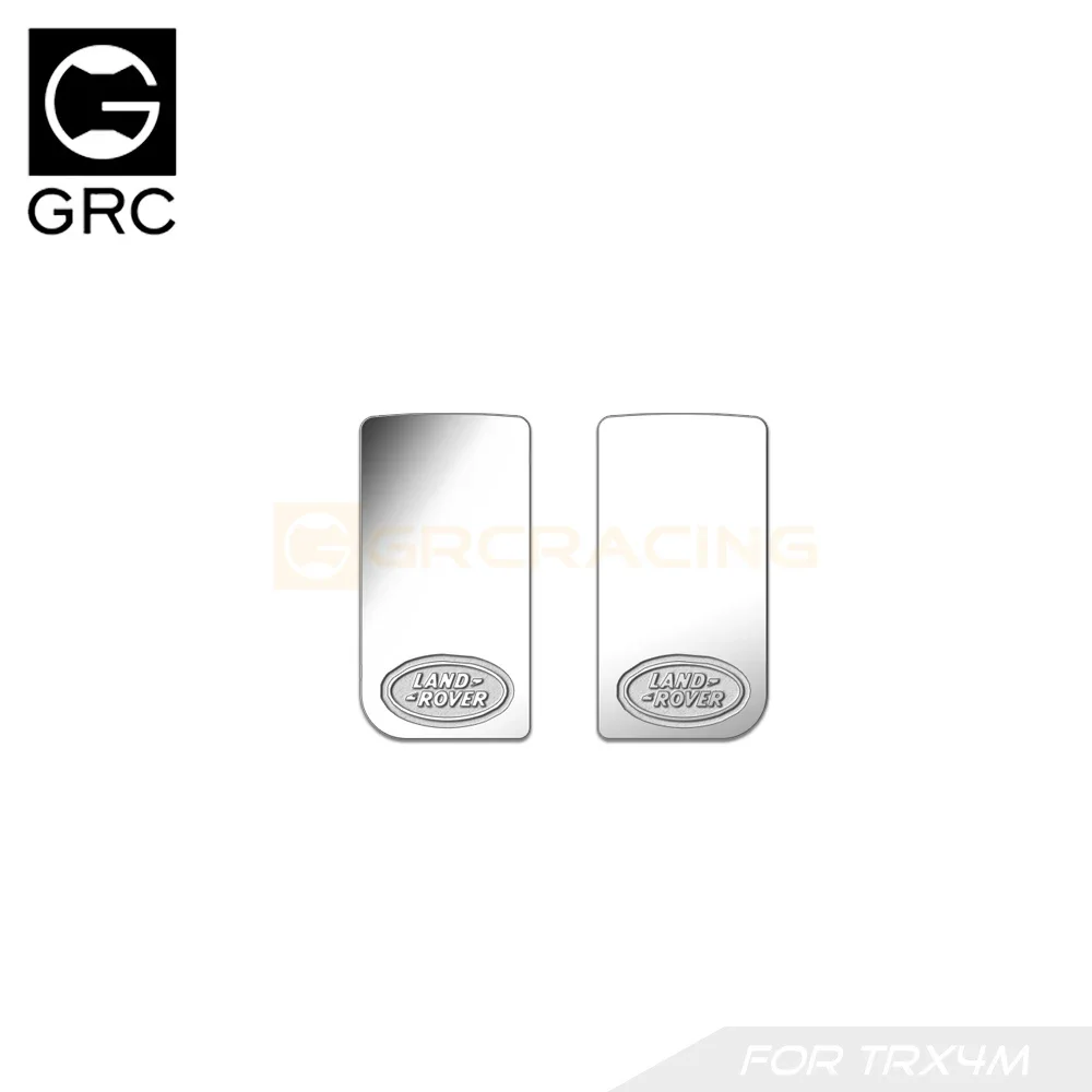 GRC TRX4M Stainless Steel Door Mirror Sheet Specular Reflection for TRX4m Defender Door Mirror Upgrade Option Parts#G178H