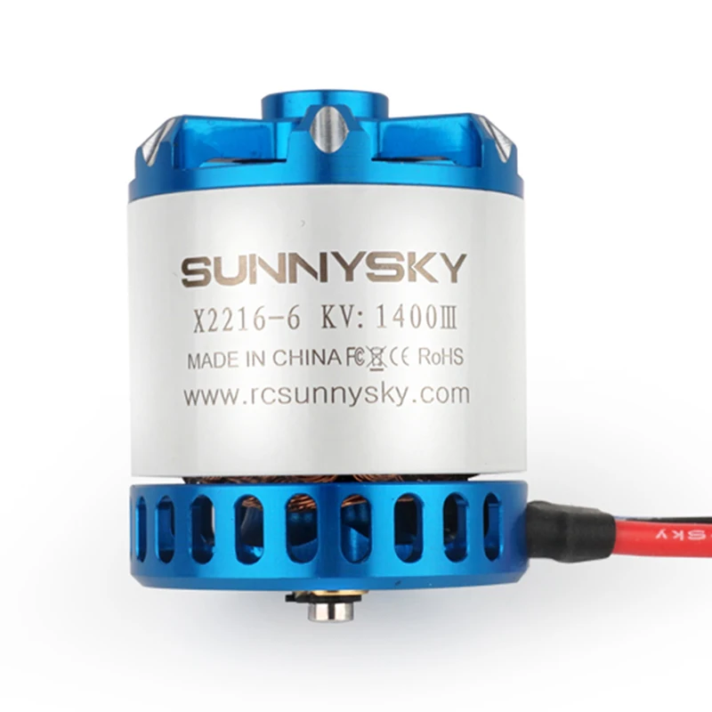 SUNNYSKY X2216-III X2216 2216 880KV 950KV 1100KV 1250KV 1400KV 2600KV Long Short Shaft 3-4S Brushless Motor RC Drone  Airplane