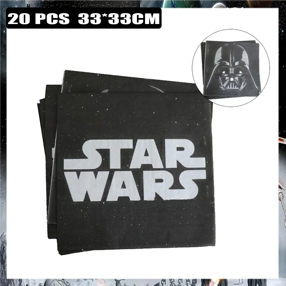 Star Wars Birthday Party Theme Supplies Disposable Cup Plate Napkin Tablecloth 3D Balloon Kid Birthday Decor Baby Shower Gift