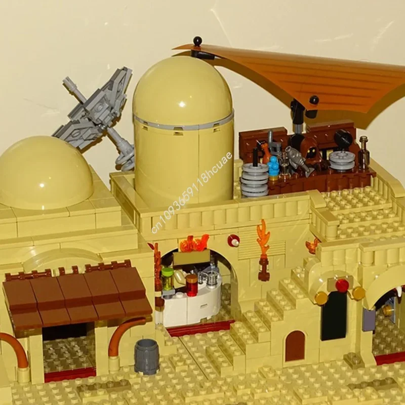 636ピース MOC タトゥイーン ダブルビルディング スラム スターバトル モデルブロック おもちゃ 建築 クリスマスギフト 組み立て DIY 教育 キッズ