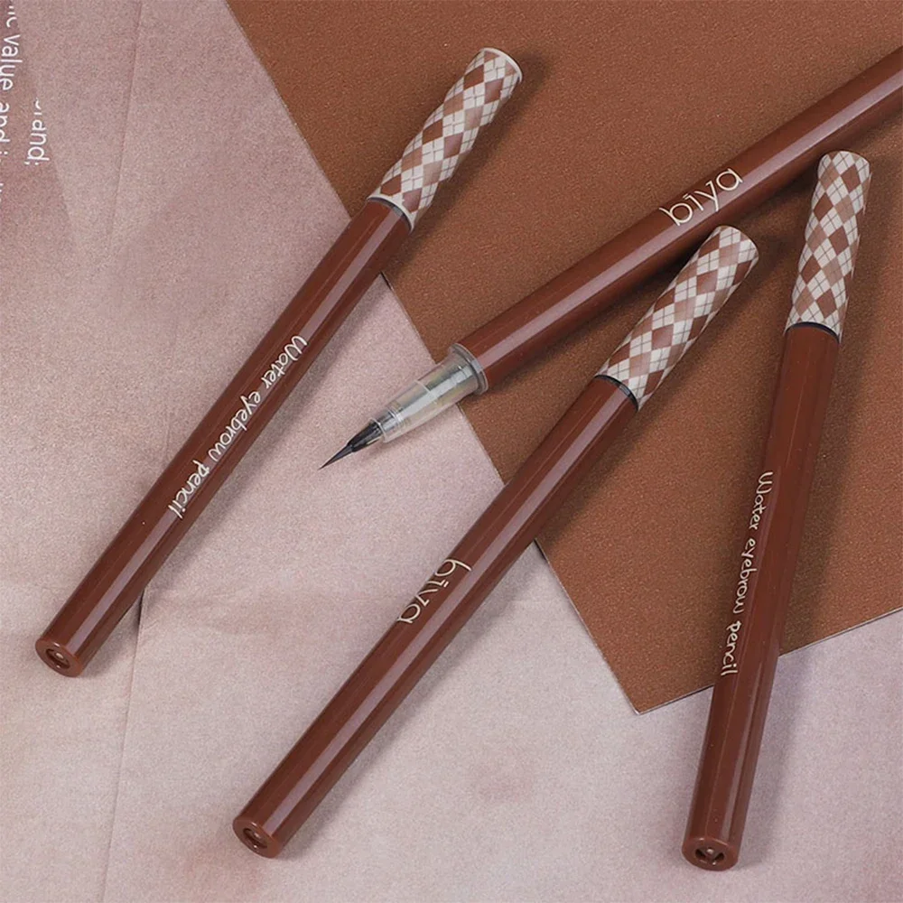 ดินสอเขียนคิ้ว Naturally Ultra-fine Shadow Eyeliner กันน้ําและ Non-smudge-staining Liquid Eyebrow Pencil Eyebrow Tattoo