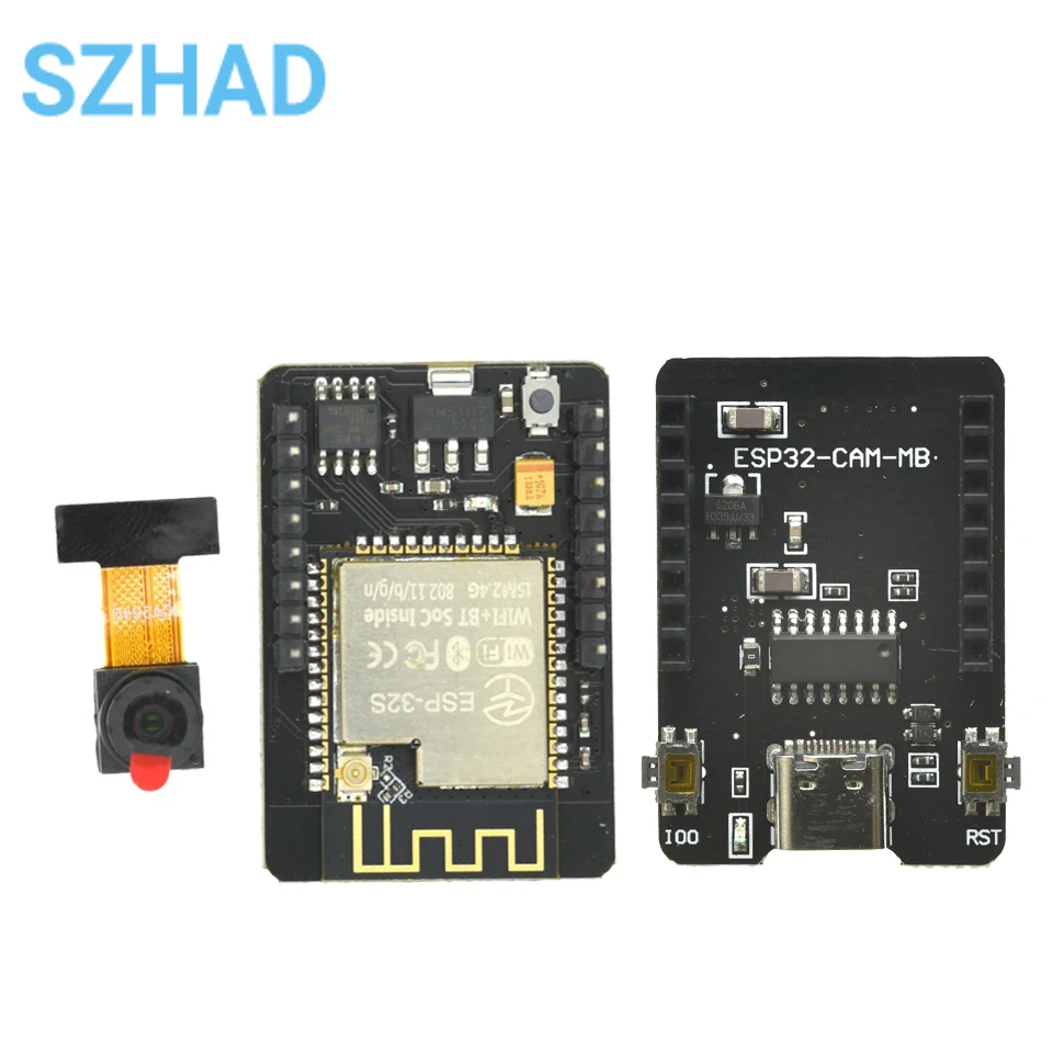 Type-C ESP32-CAM WiFi Bluetooth Module ESP32 Serial to WiFi ESP32 CAM Development Board With OV2640 OV3660 Camera ESP32-CAM-MB