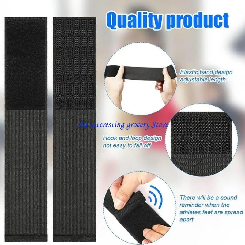 652D 1 Pair Cheerleading Dance Equipment Athlete Adjustable Band Set Gymnastics Sticky Toes Gymnastics Tumbling Trainer Aids