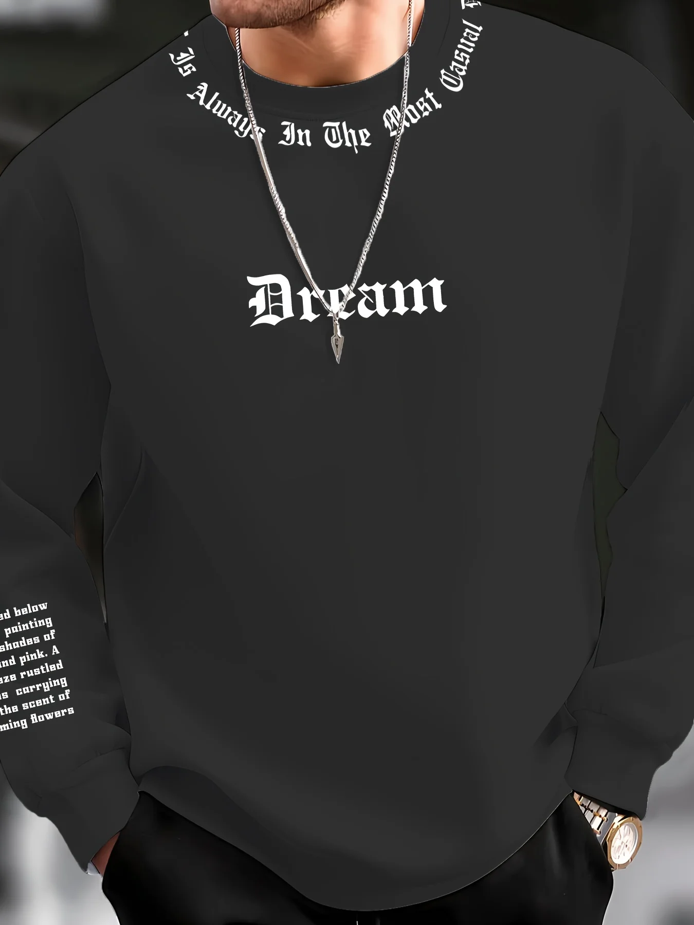 เสื้อสเวตเตอร์คอกลมพิมพ์ลายตัว - Men'S Fashion บทวิจารณ์และราคา