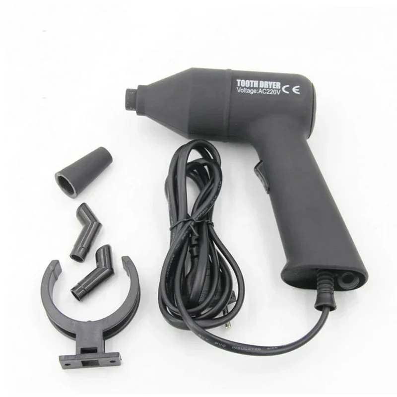 Professional Lab Orals Teeths Dryings Machine 39/50 Degree Adjustables Warm Air Tooths Dryers with 2 Nozzle Tips