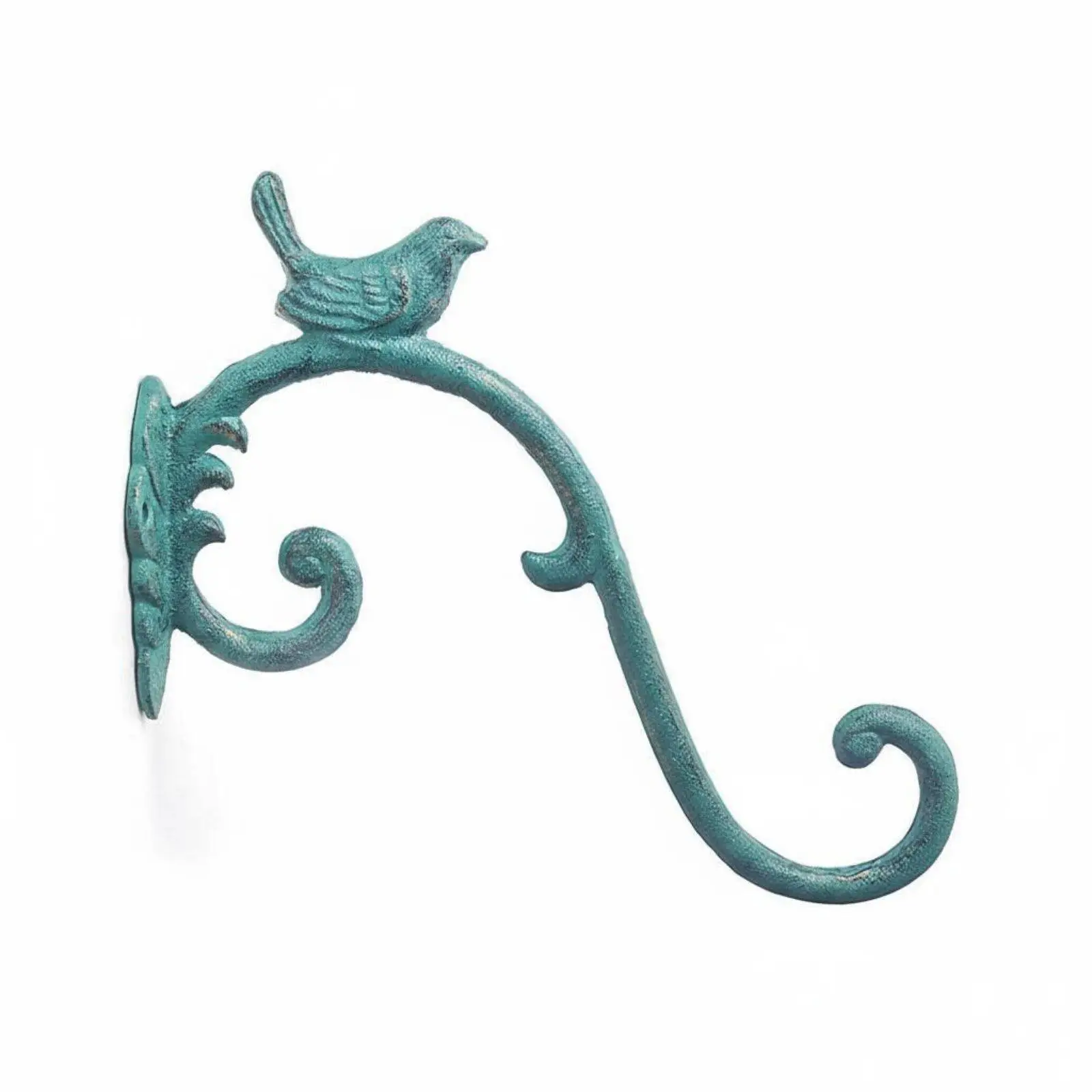 Metal Iron Wall Hook Bird Decor Plant Hanger Outdoor Flower Basket Bracket for Hanging Pots