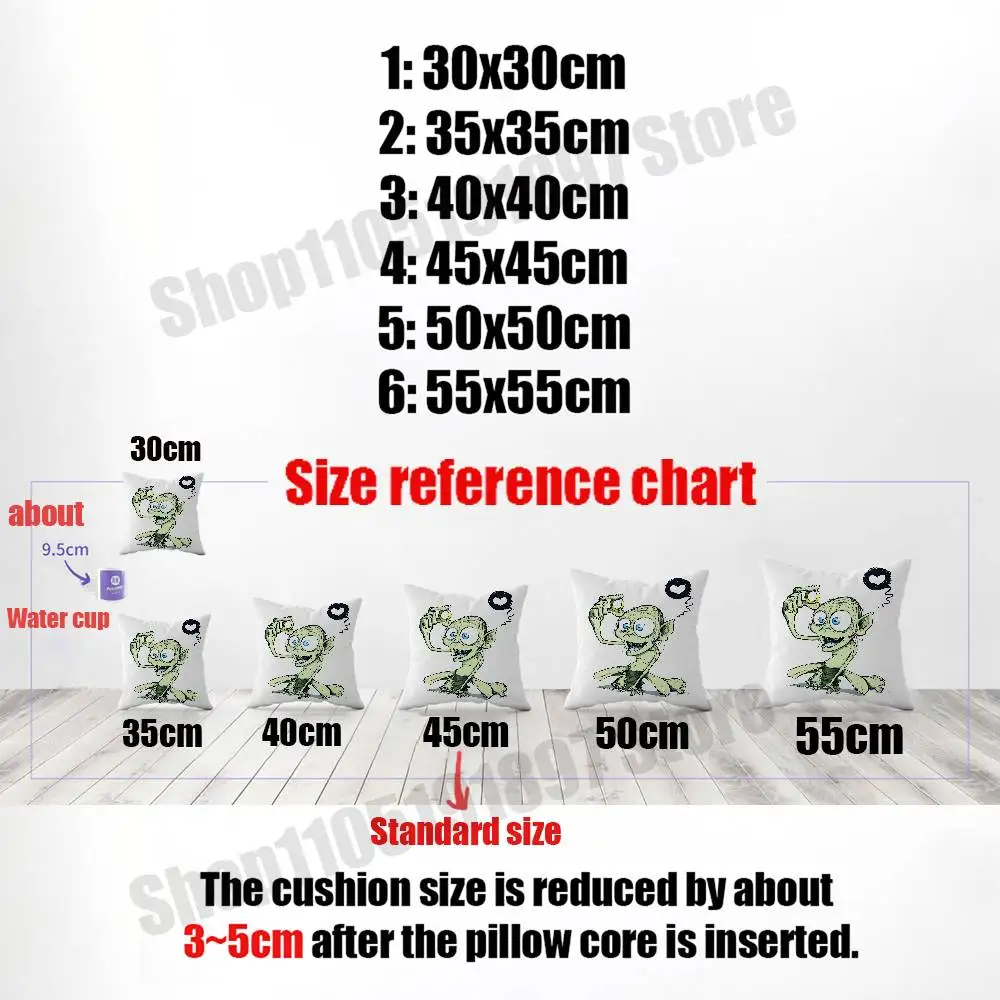 Gollum L-Lords of the R-RingES Throw Pillow Case For Decoration 30cm 50cm 55cm Square Home Pillowcase Case