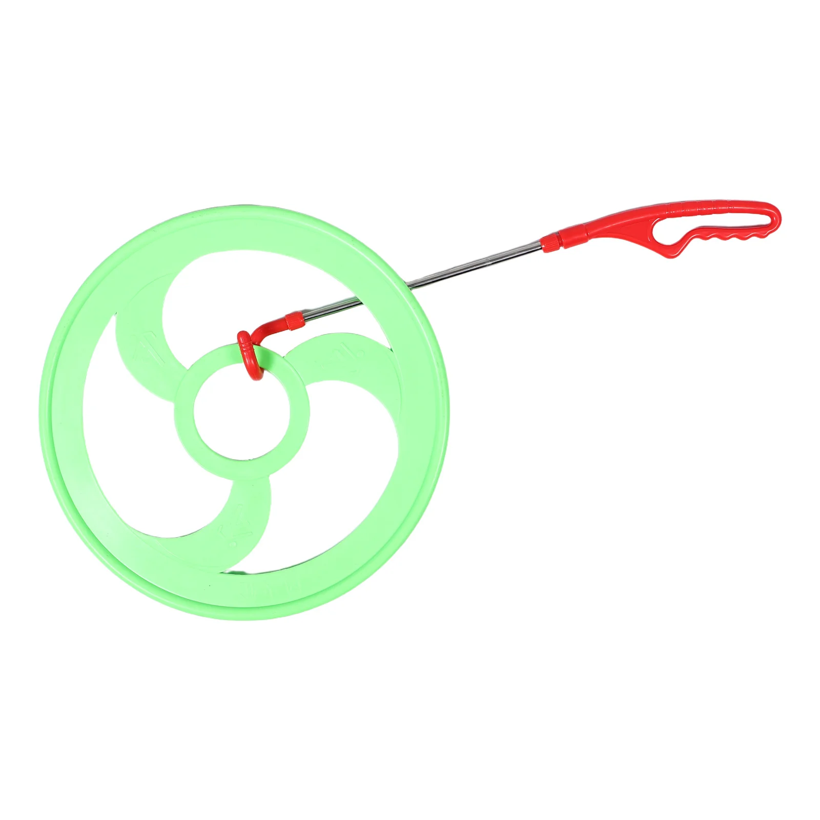 مجموعة واحدة من حلقة المتداول البلاستيكية للأطفال في الهواء الطلق مقبض مريح لفريق المهارات الحركية لعب لعبة الهوب الصينية التقليدية المحمولة