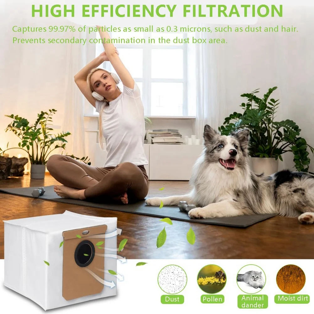 ชุดอะไหล่ทดแทนสําหรับเครื่องดูดฝุ่นหุ่นยนต์ Eufy L60 Series - 15 แพ็คพร้อมตัวกรอง แปรง และกระเป๋า