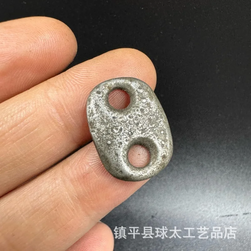 Tibetan-style small element iron , vintage mini pendant featuring the -Tsa, , and Vajra scepter
