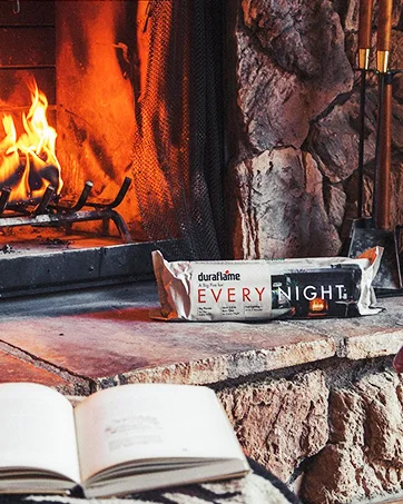 Indoor Outdoor Quick Light Firelog for Camping, Firepits, Bonfires, and Fireplaces