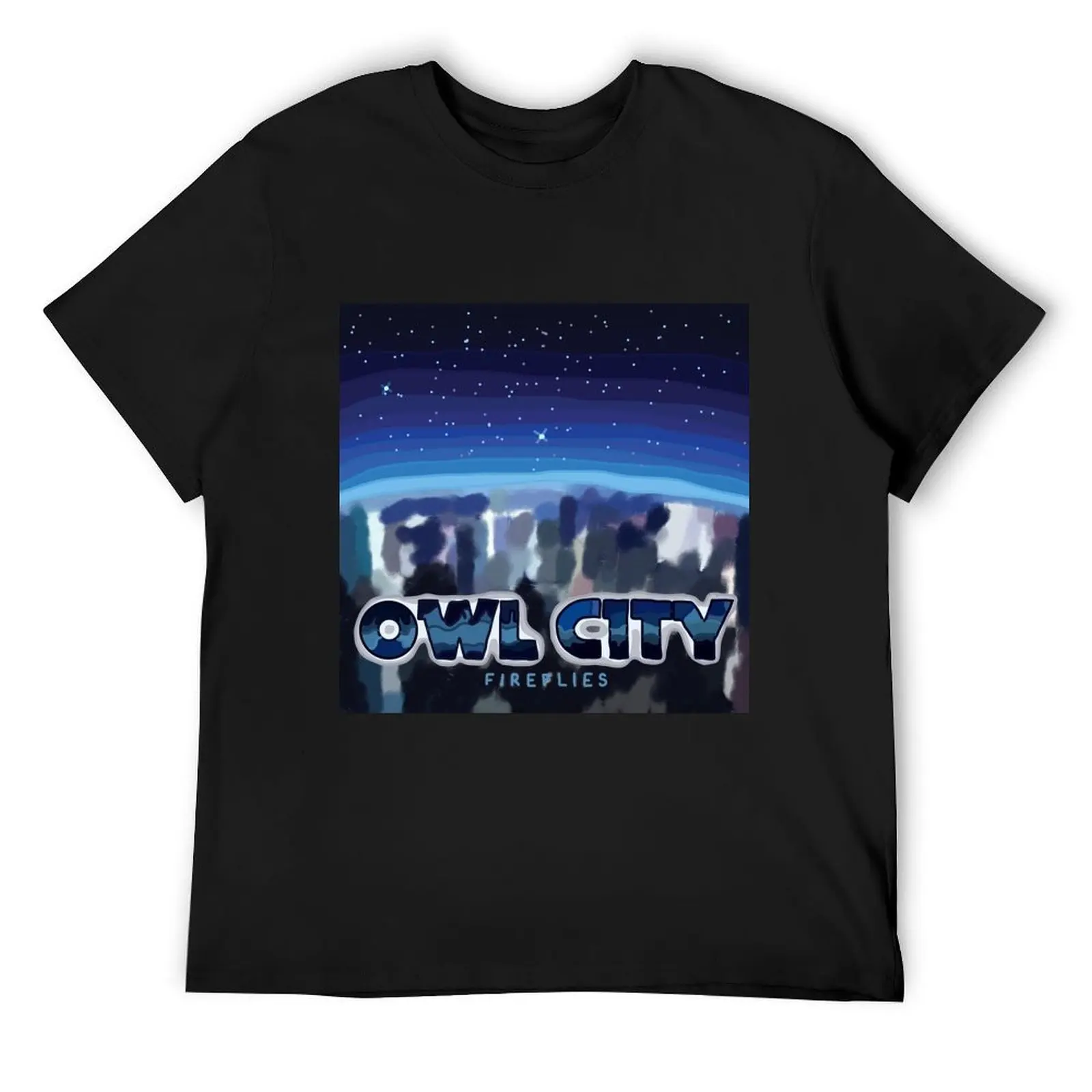 

Owl City - Fireflies T-Shirt baggy shirts cute clothes oversizeds customs heavy weight t shirts for men