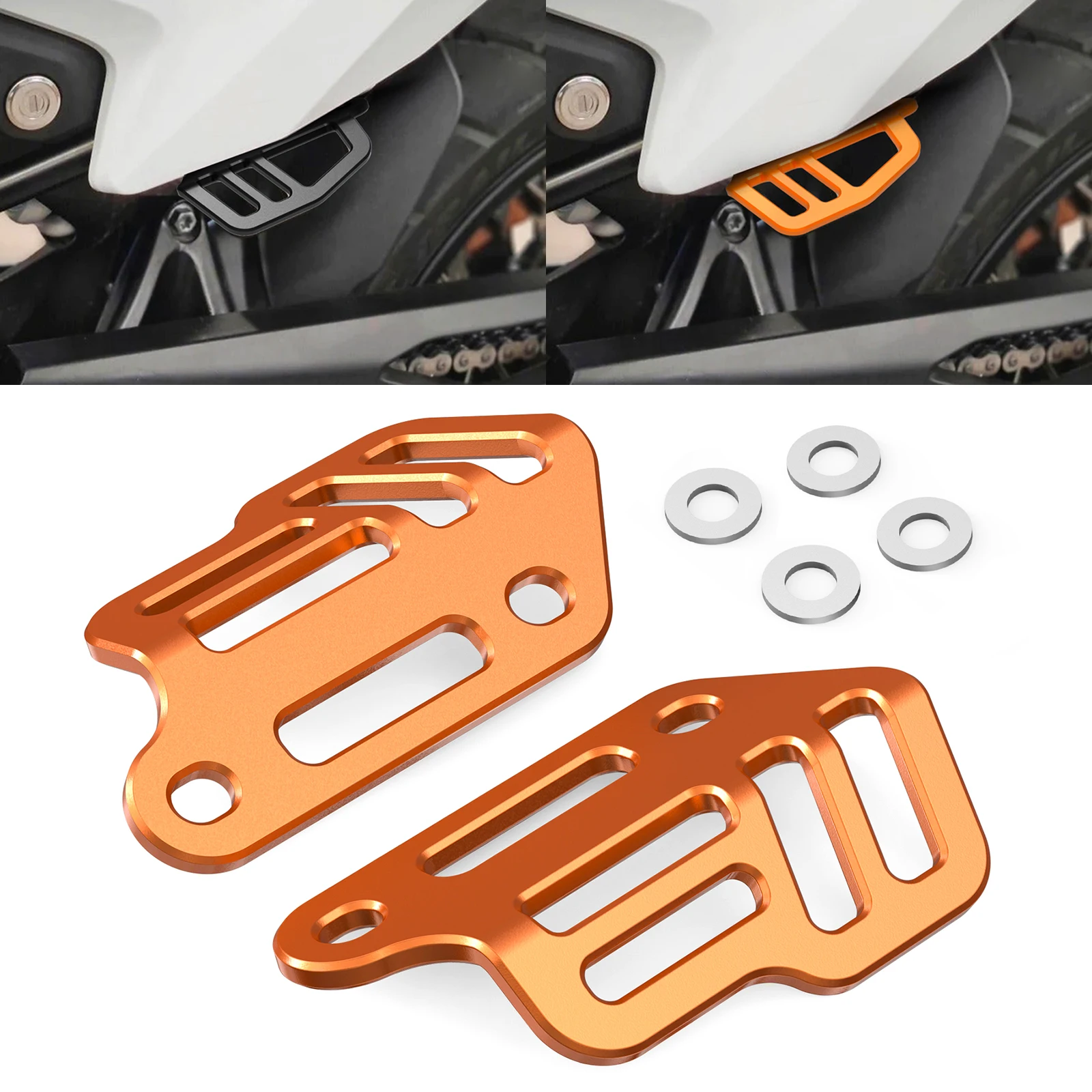 For 2019-2022 KTM 790/890 Adventure R/Rally Tie Down Brackets Holder Rackless Bags Strap Plates for Husqvarna Norden 901 22-2023