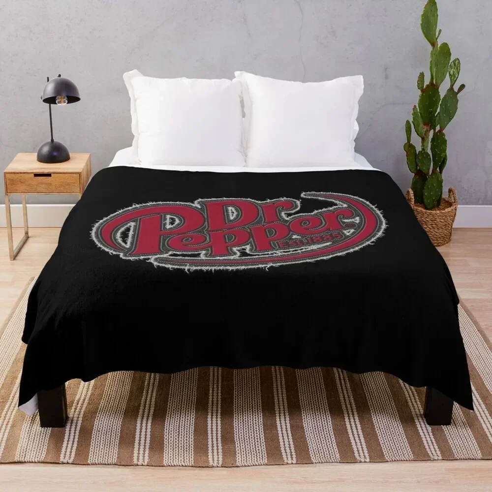 

est 1885 dr pepper Throw Blanket Warm Comfortable Blanket for Office Napping