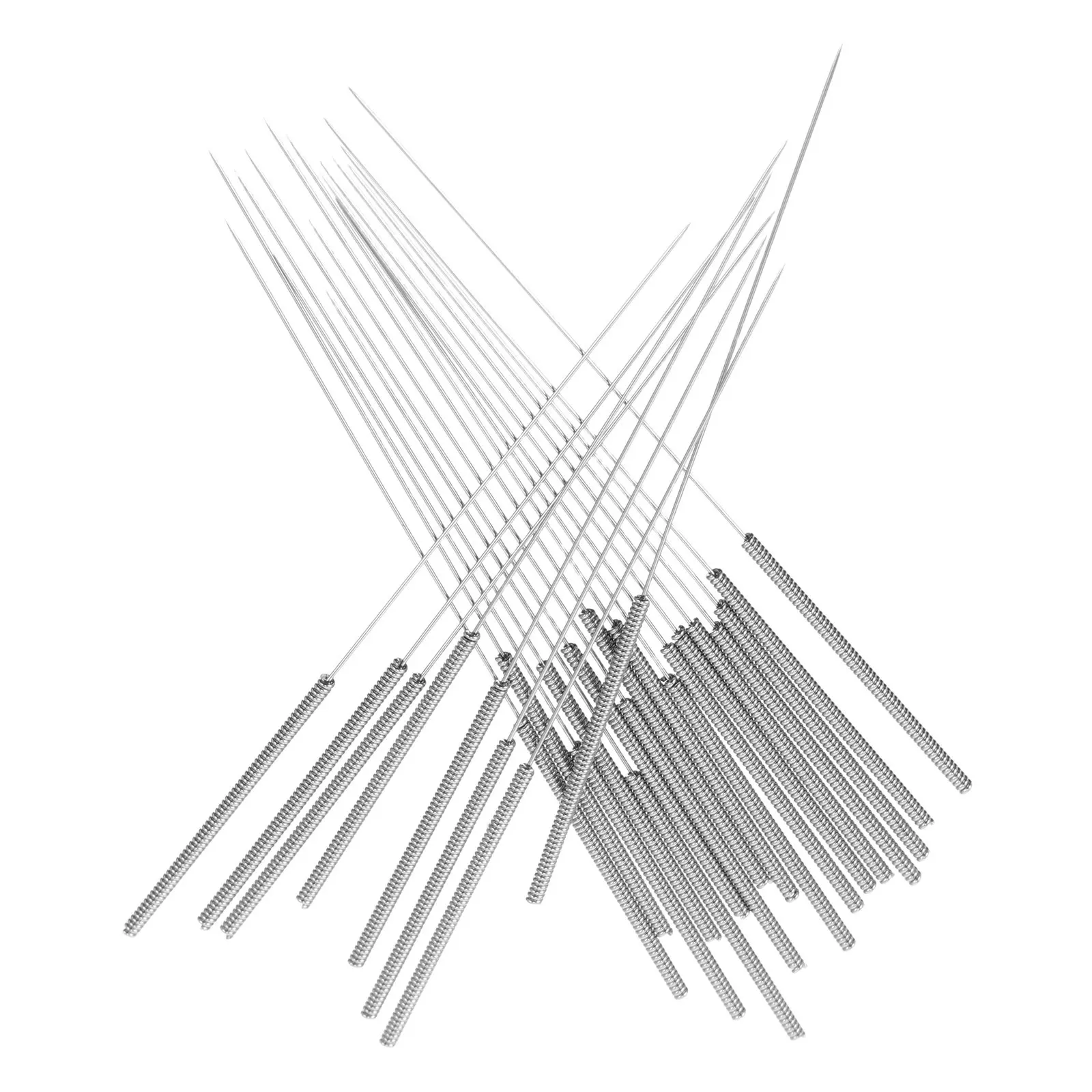 

50Pcs Stainless Steel 3D Printer Nozzle Cleaning Needles 0.4mm Precision Tool for Mk8 Printer Nozzle Clog Removal